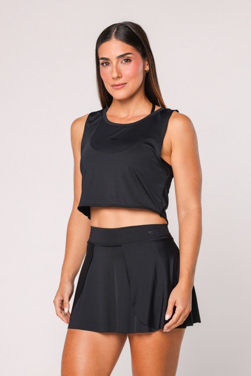 CAMISETA CROPPED PRETO