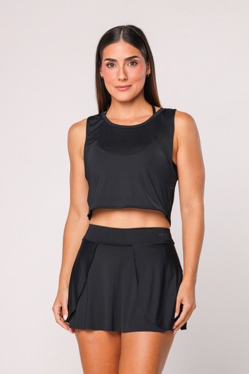 SHORT SAIA TRANSPASSADA PRETO