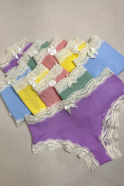 Kit com 10 Calcinhas Cores Variadas