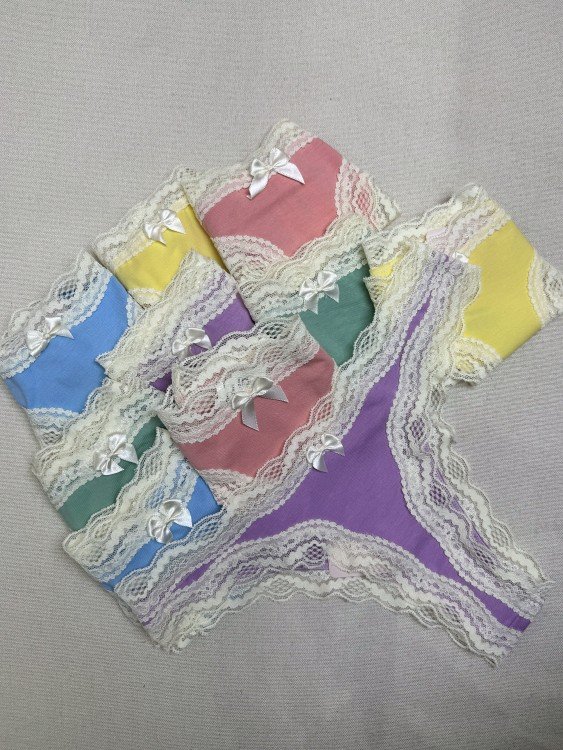 Kit com 10 Calcinhas Cores Variadas