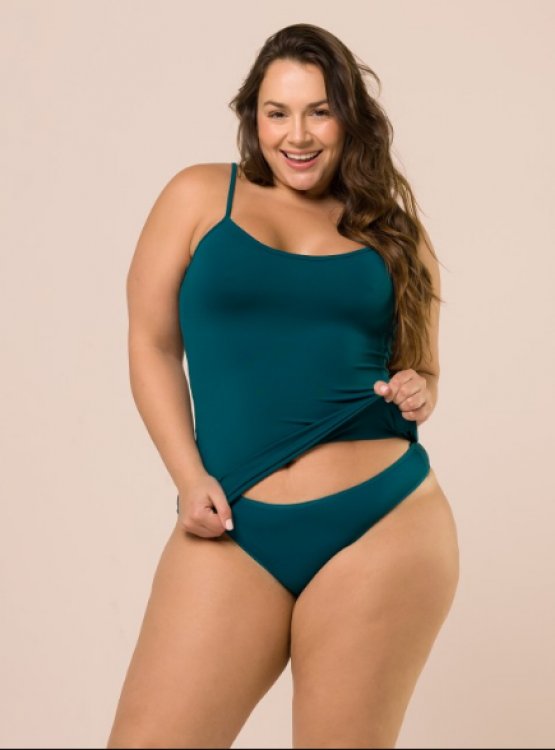 Camisete Verde Escuro Sem Bojo