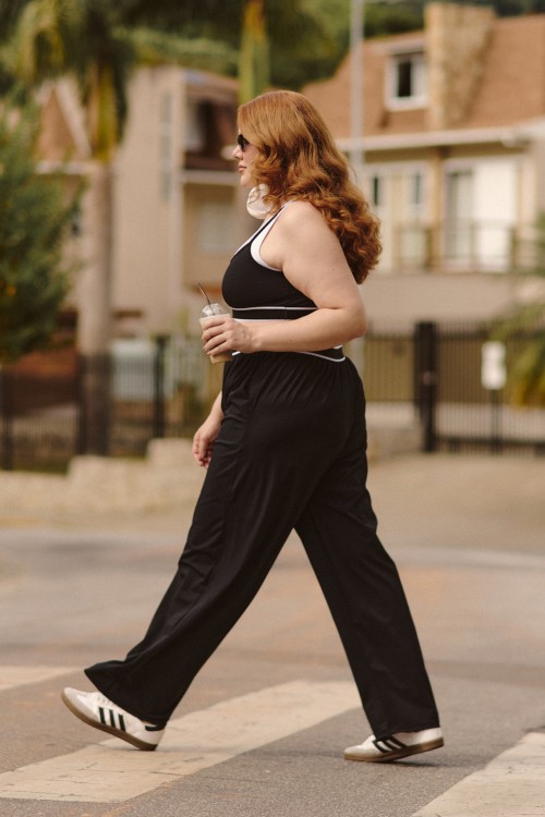 CALÇA CASUAL PRETA