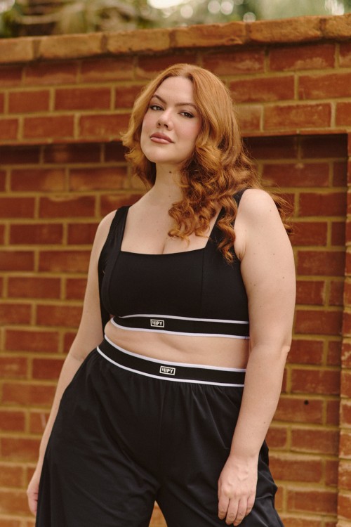 Top Decote Quadrado Casual Preto