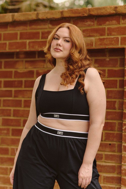 Top Decote Quadrado Casual Preto
