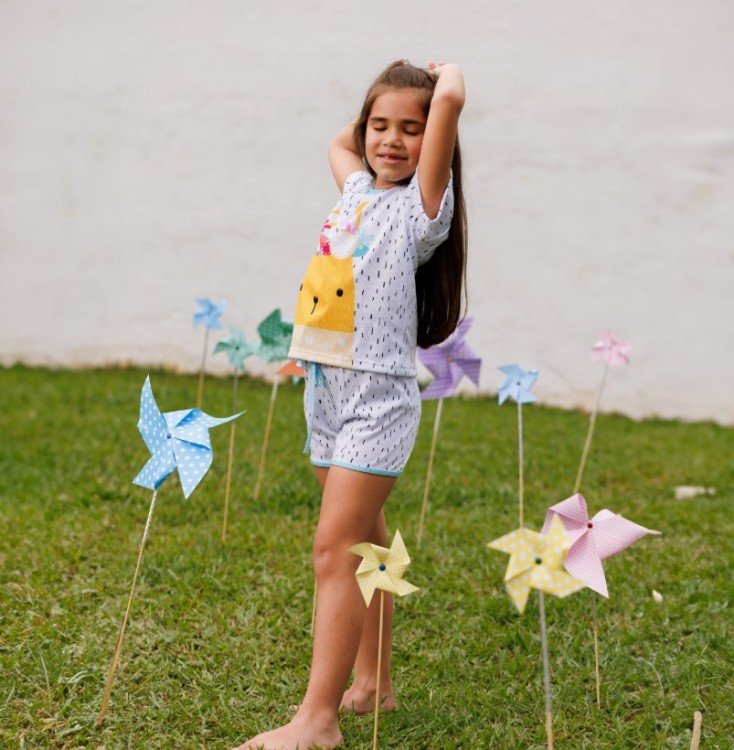Pijama Infantil Estampa Chuvisco