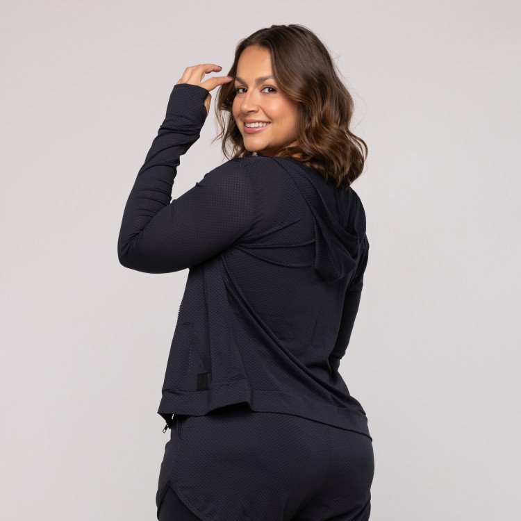Casaco Dry Fit Preto