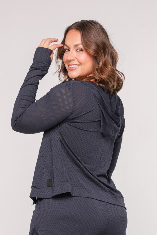 Casaco Dry Fit Preto