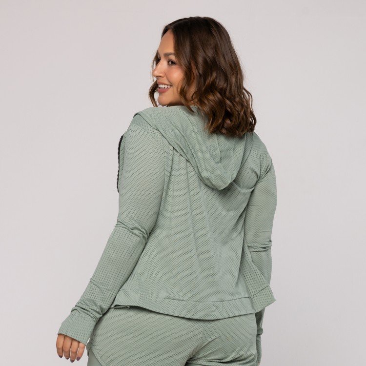 Casaco Dry Fit Verde Claro