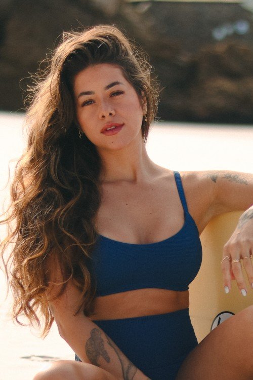 Top Biquini Alcinha Comfy Azul