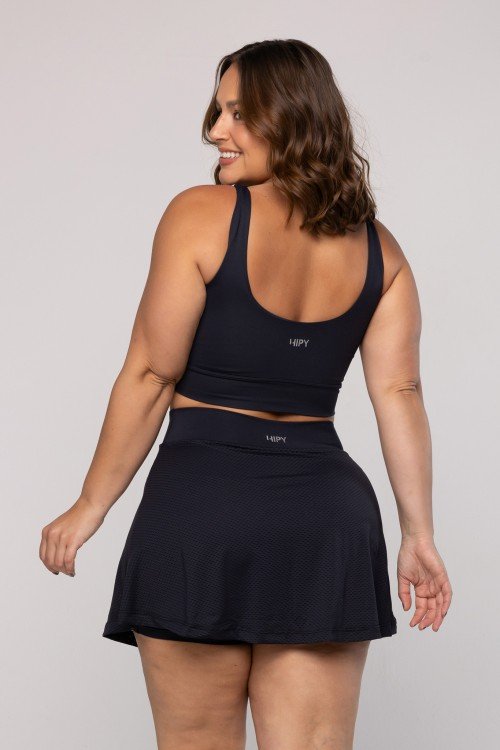 Short Saia Dry Fit Preto