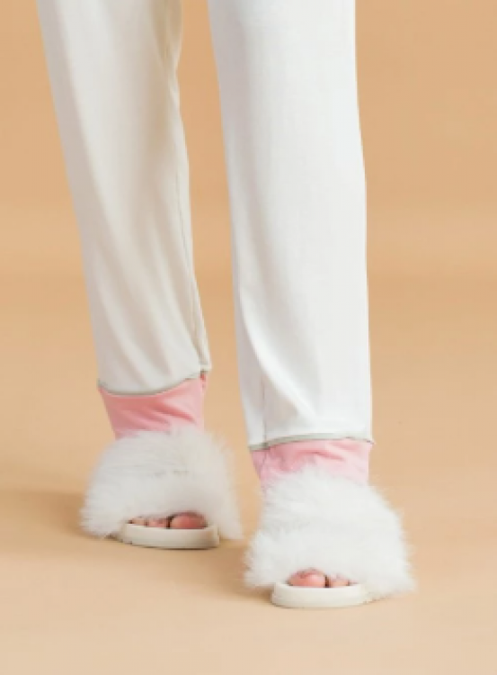 SANDALIA BIRKEN DUAS TIRAS OFF WHITE