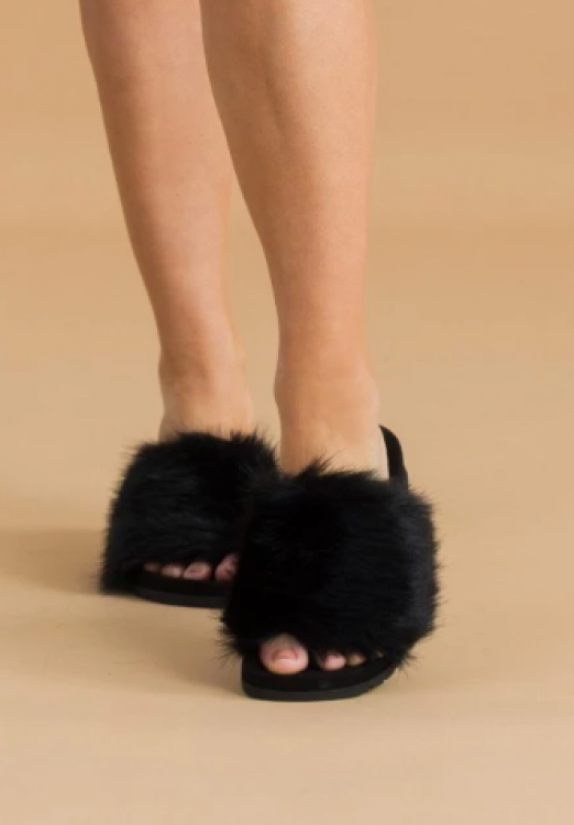 Sandalia Birken Duas Tiras Preto