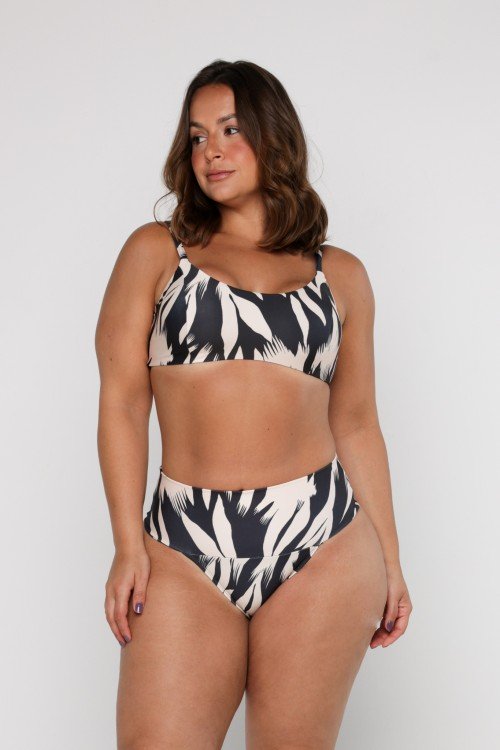 Top Biquini Alcinha Estampado