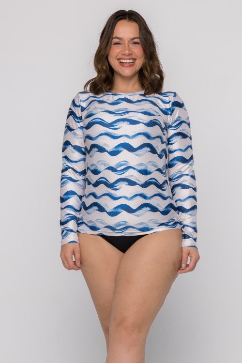 Blusa com Proteção UV50+ Estampada