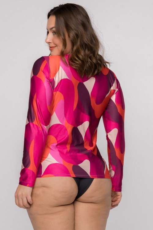 Blusa com Proteção UV50+ Estampada