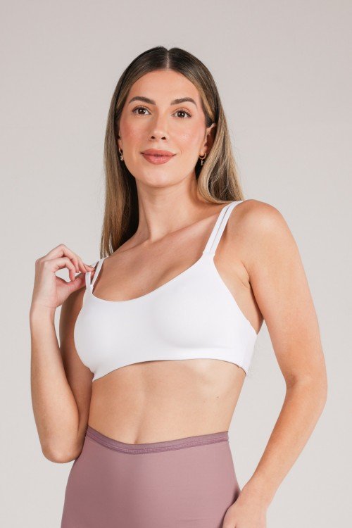 Top Alça Dupla Branco