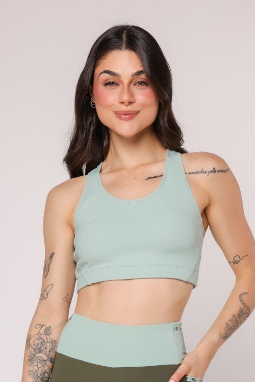 Top Fitness Nadador Verde Claro