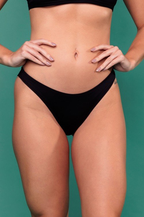 Calcinha Biquini Fio Duplo Preta