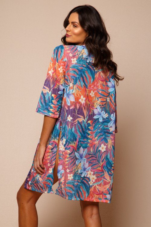 Kimono Com Estampa Bali E218