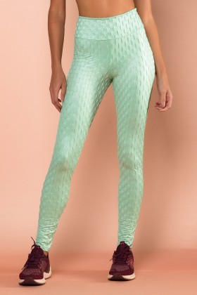 Calça Legging COM TECIDO ALTO RELEVO CIRRÊ VD.CLARO