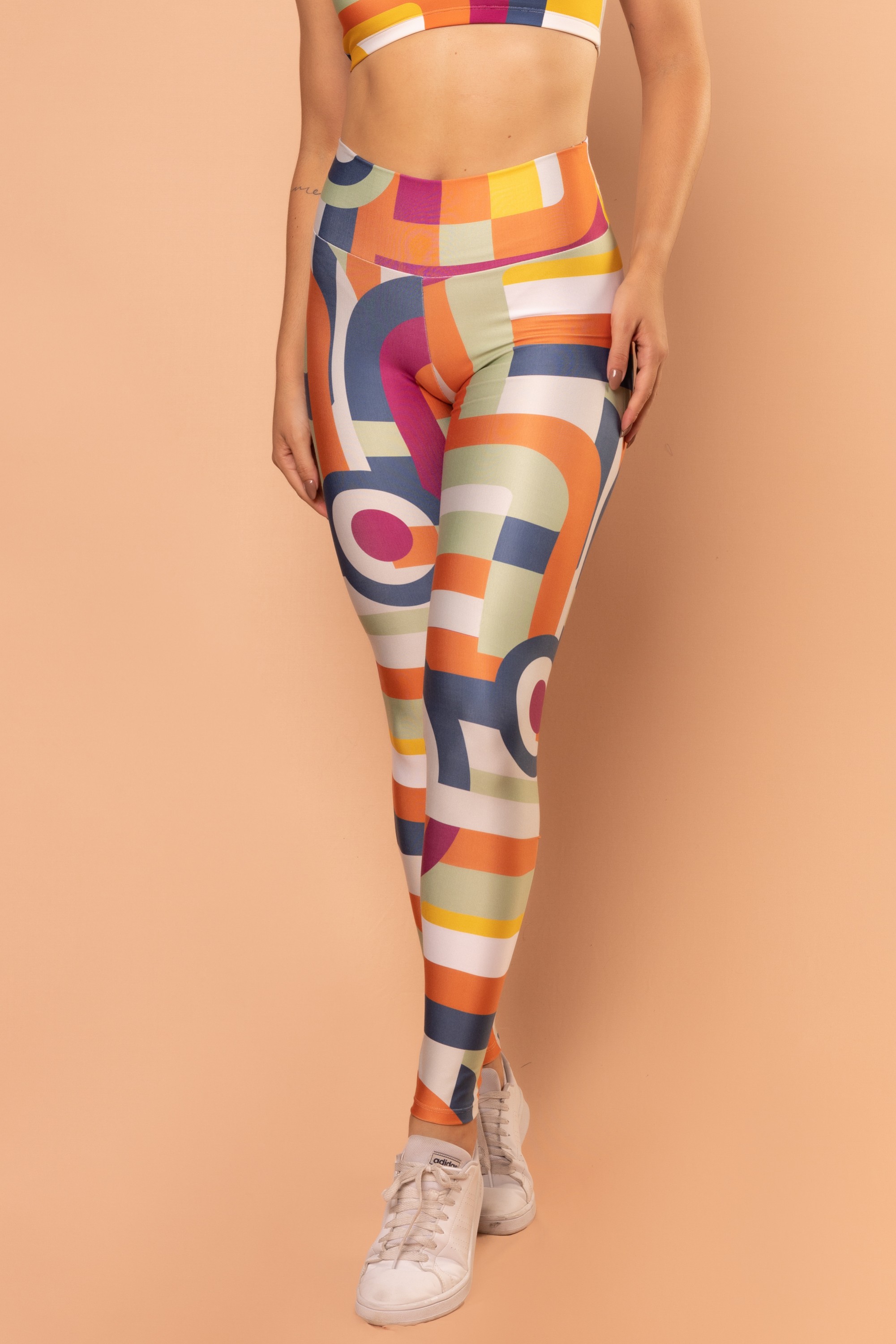 Calça legging best sale colorida