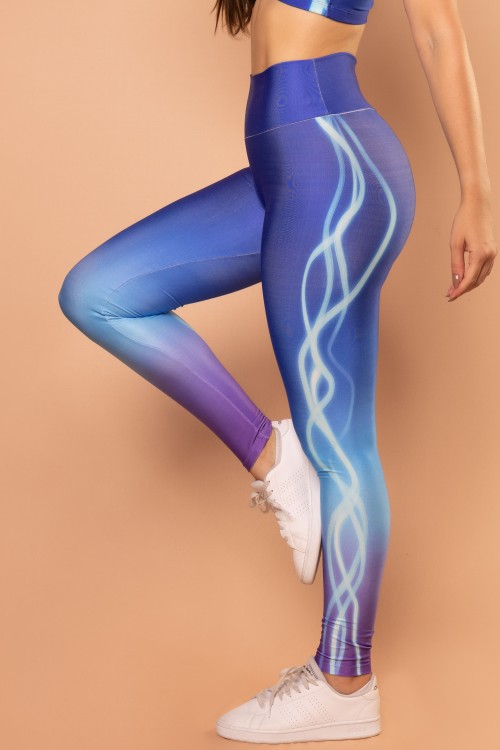 Calça Legging Sublimada  Estampa Degrade E296