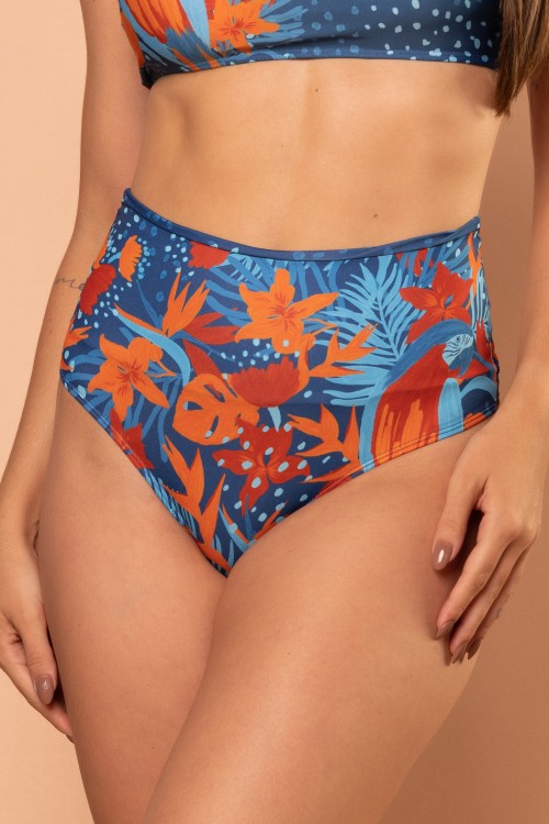 Calcinha Biquini Hot Pant Estampa Arara E282