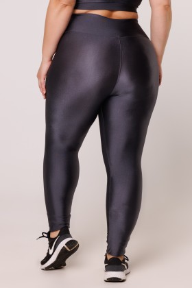 Calça Legging Básica Cinza Escuro