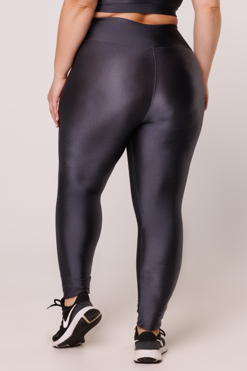 Calça Legging Básica Cinza Escuro