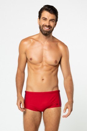 Sunga Listras Laterais Vermelho