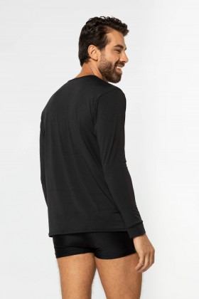 Blusa com Proteção UV50+ Preta Masculina