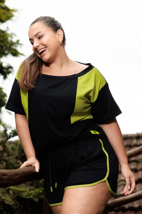 Conjunto Moletinho Com Detalhes Verde Lima