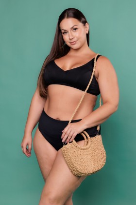 Bolsa Meia Lua Pequena Caramelo