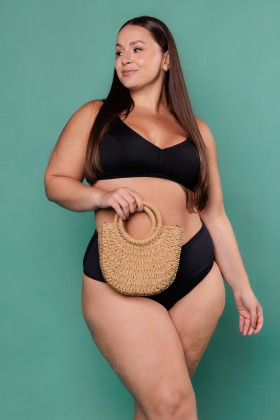 Bolsa Meia Lua Pequena Caramelo