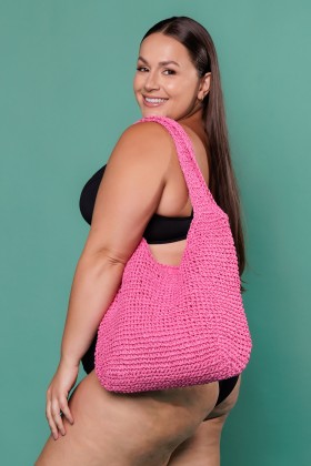 Bolsa Alça Larga Rosa Pink