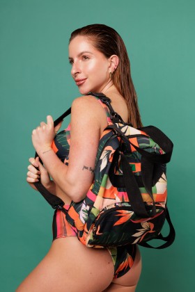 Mochila Urban Estampa Botânica