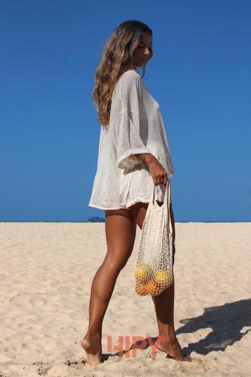 Conjunto Saída de Praia Bege
