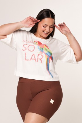 Blusa Cropped Ampla
