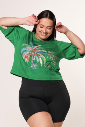 Blusa Cropped Ampla