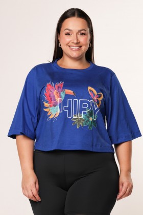 Blusa Cropped Ampla
