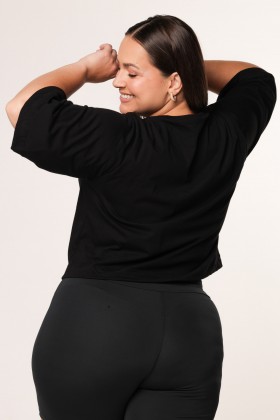 Blusa Cropped Ampla
