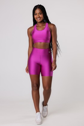 Bermuda Fitness Básica Fúcsia