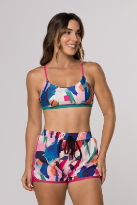 Short Beach Sport Estampa Brisa