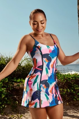 Vestido Macaquinho Estampa Brisa