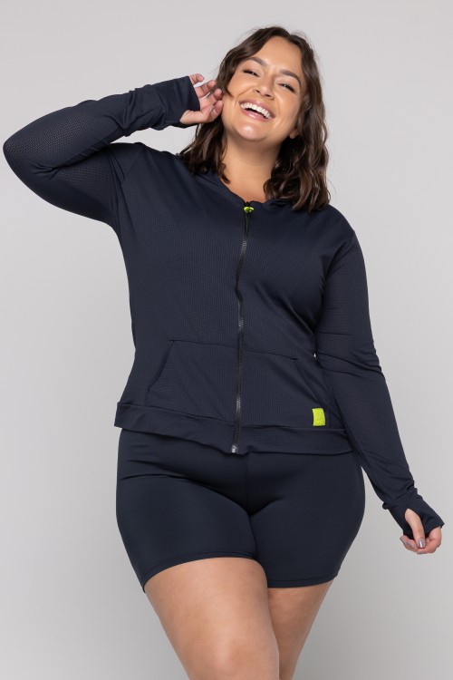 Casaco Dry Fit Preto