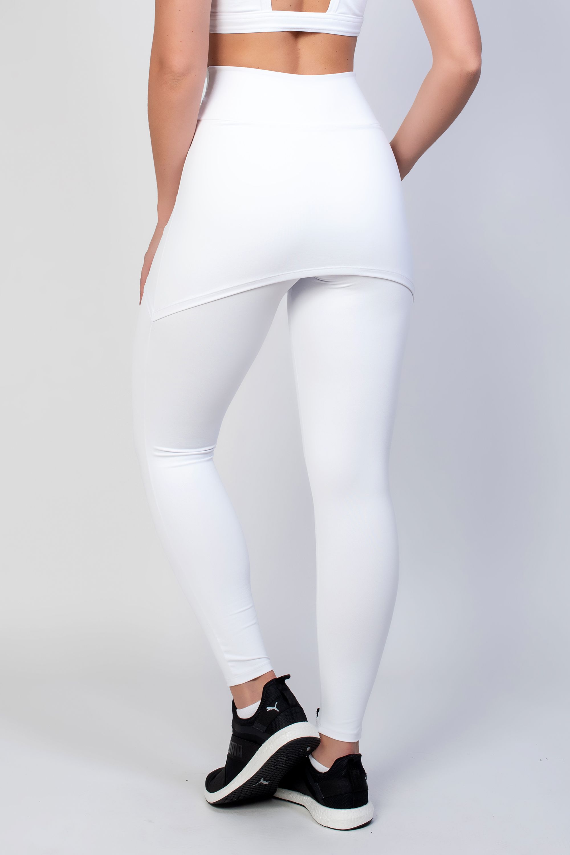 calça legging branca