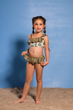 Conjunto Infantil Basic Com Babado E146